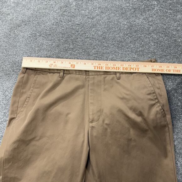 Bonobos Slim Fit Chino Pants 34x29 Thursday‎ Khaki Cotton Dress Casual *Altered* - Picture 5 of 9